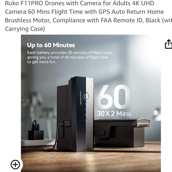 Ruko Eye in the Sky F11 Pro Drone 4K UHD camera FAA compliant - Picture 8 of 12